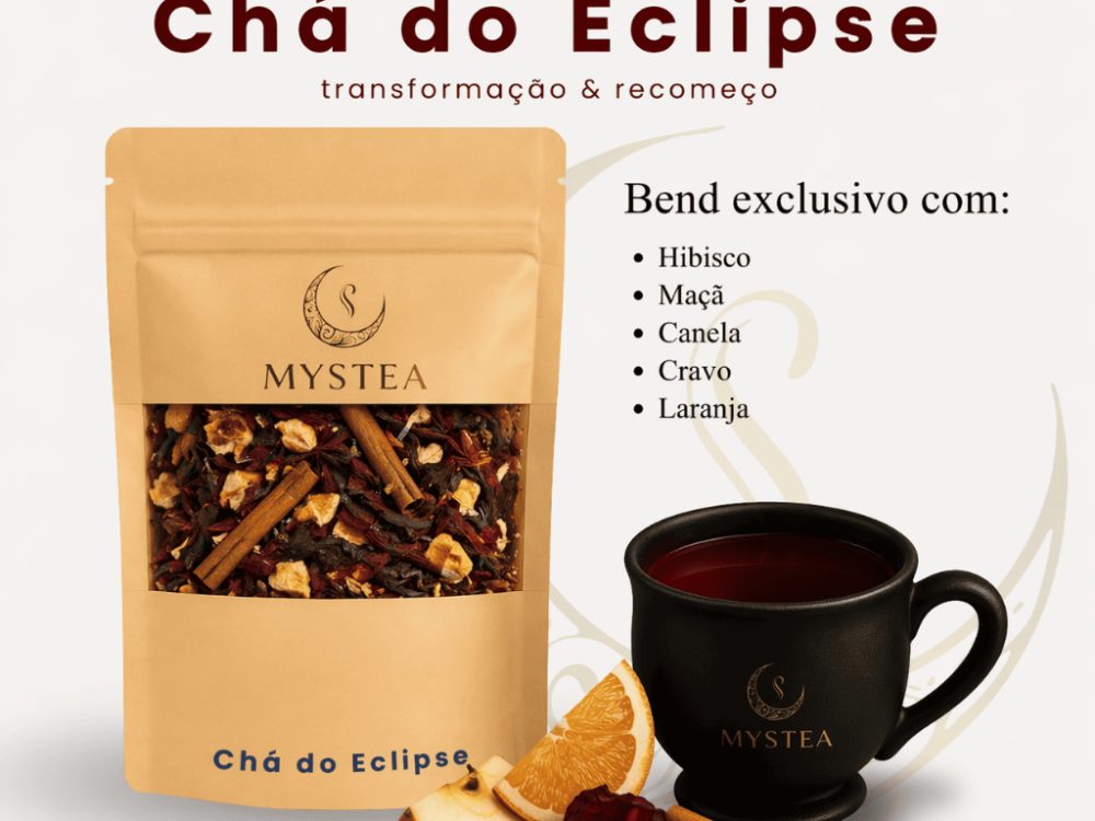 Chá do Eclipse: hibisco, maçã e especiarias para recomeços